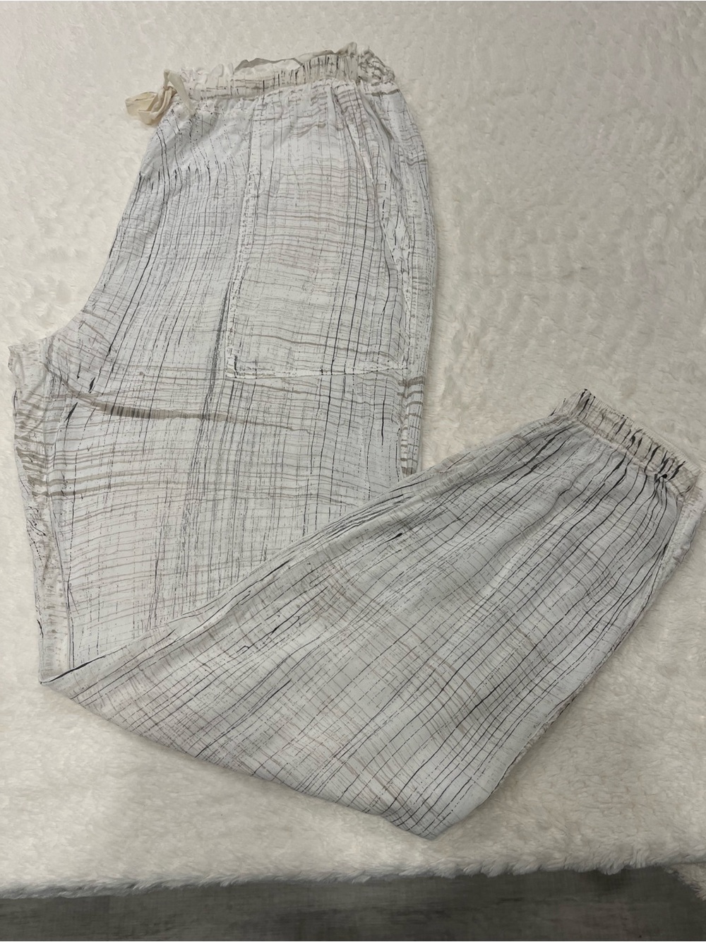 Pete & Greta Johnny Was 100% Cupra Rayon Pants  SIZE LARGE. EUC